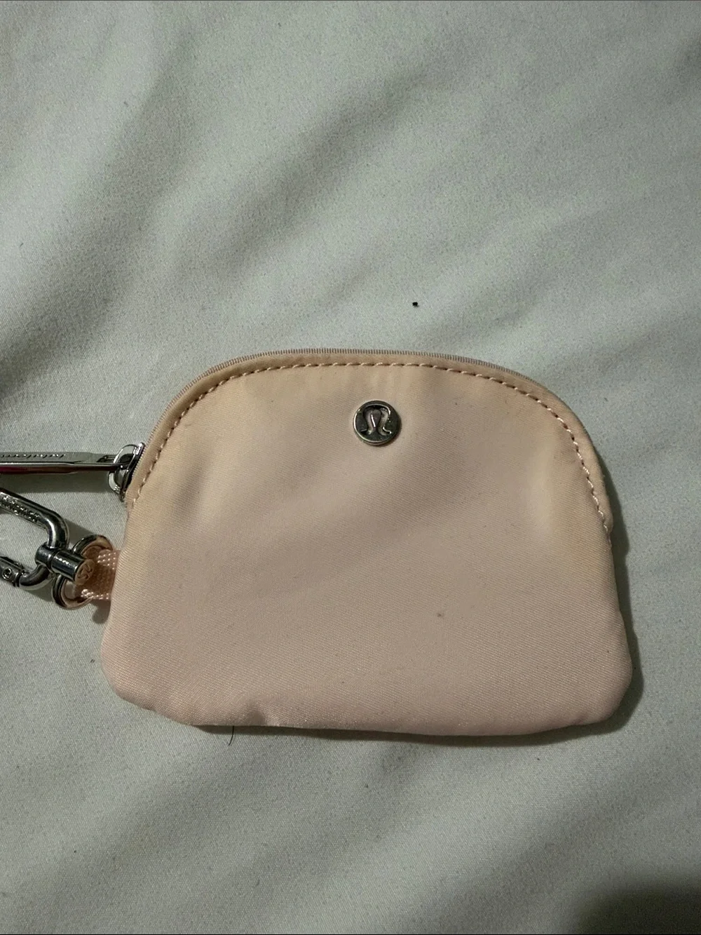 lululemon athletica Dual Key Pouches in Bright Pink and Pale Pink with Clips